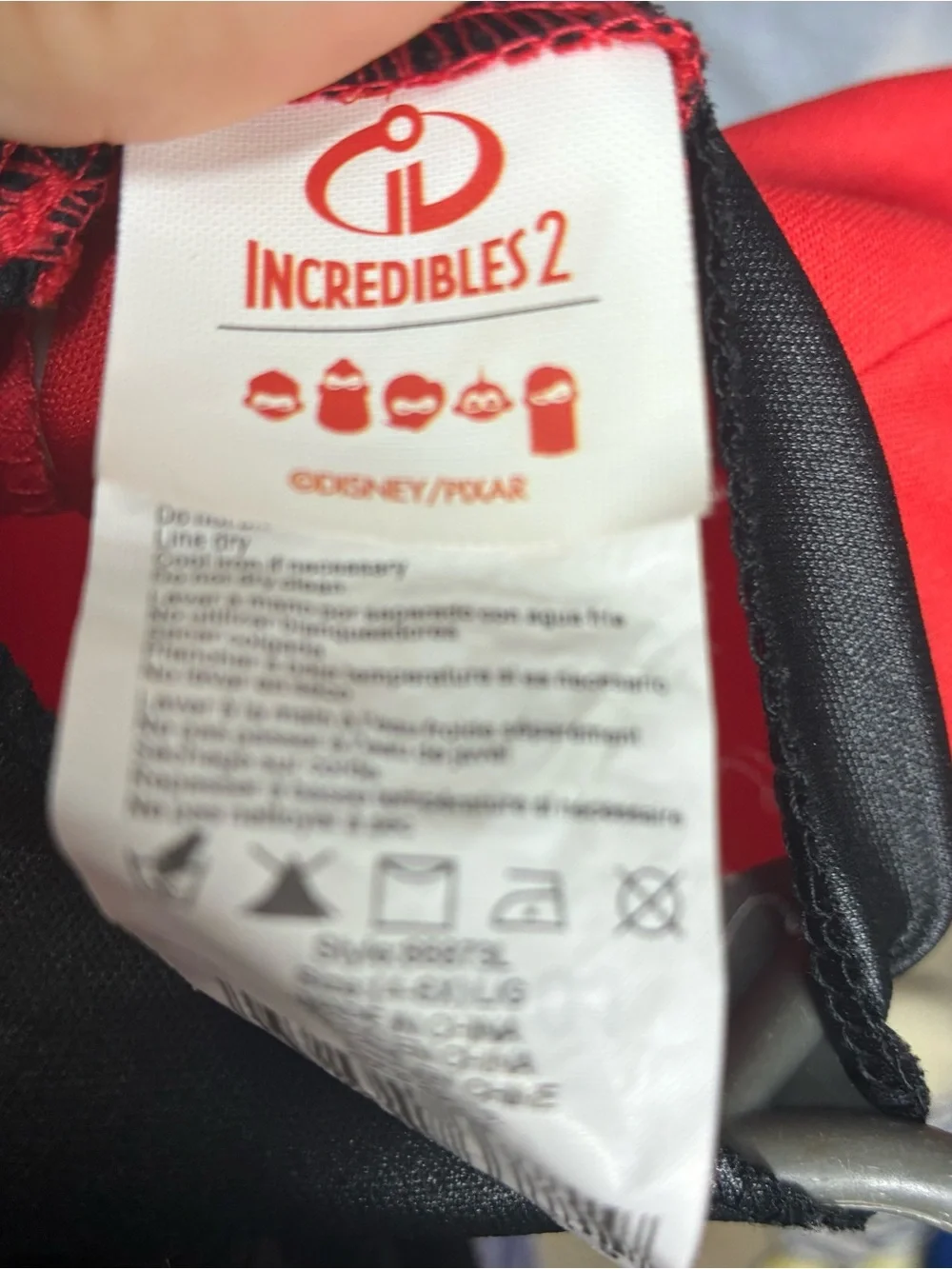 Incredibles Violet Girls 4 6 Dress Red Halloween Super Hero Pixar Skirt Black